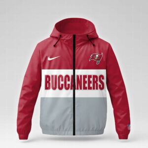 Tampa Bay Buccaneers x Premium NFL Strength Through Christ Windbreaker Jacket TTH260500