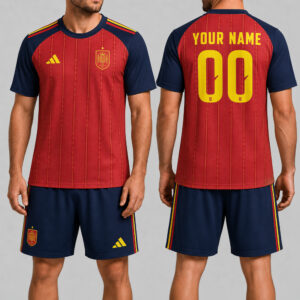 Spain x Premium WC26 Personalized Soccer Set 3D Shirt TTH260502