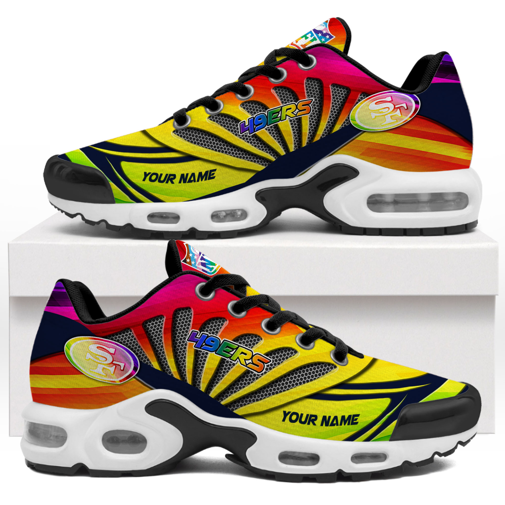 San Francisco 49ers x Premium NFL Pride Month Air Max Shoes TTH260503