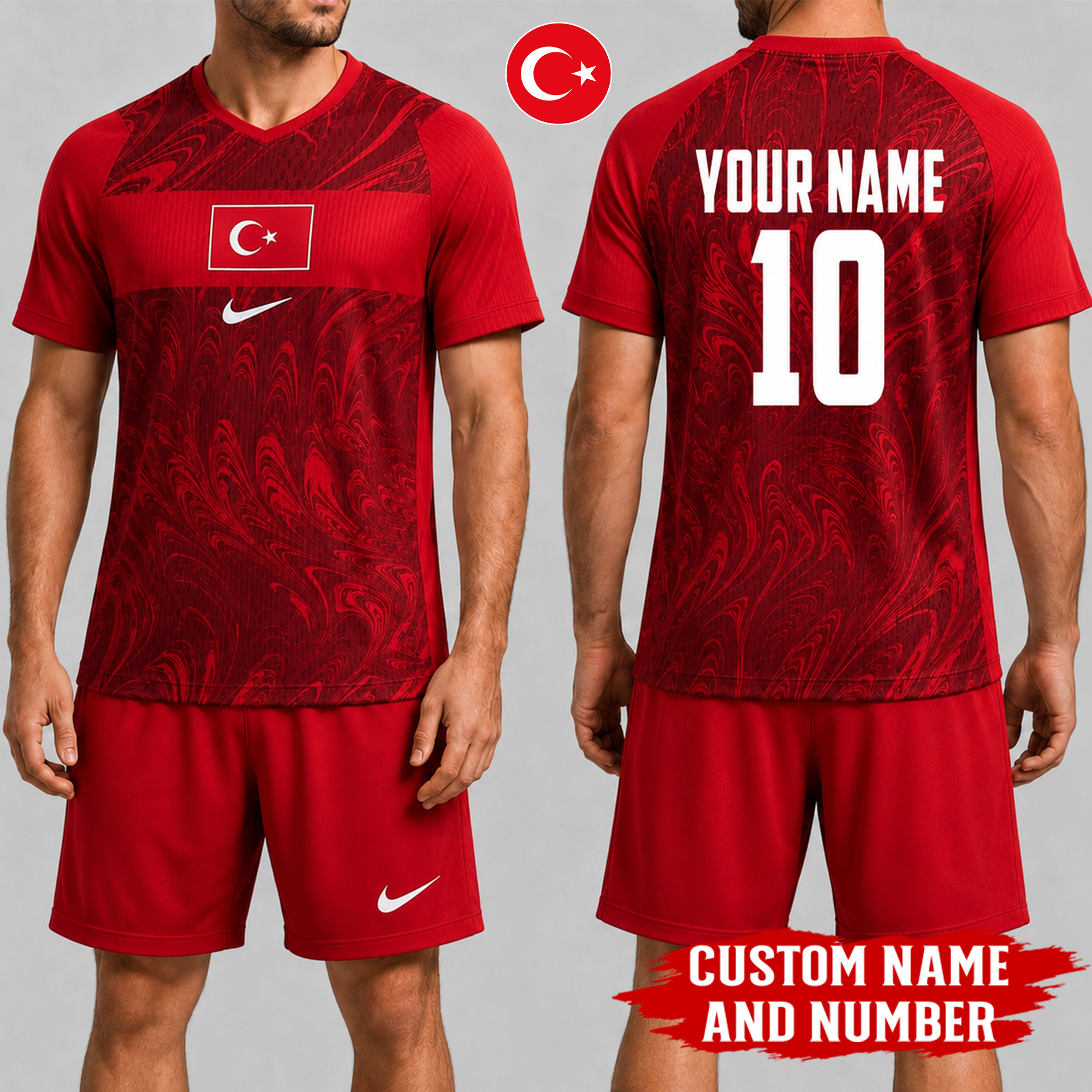 Turkey x Premium WC26 Personalized Soccer Set 3D Shirt TTH260502 - Image 2