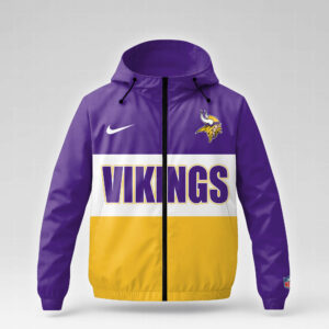 Minnesota Vikings x Premium NFL Strength Through Christ Windbreaker Jacket TTH260500