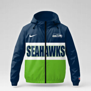 Seattle Seahawks x Premium NFL Strength Through Christ Windbreaker Jacket TTH260500