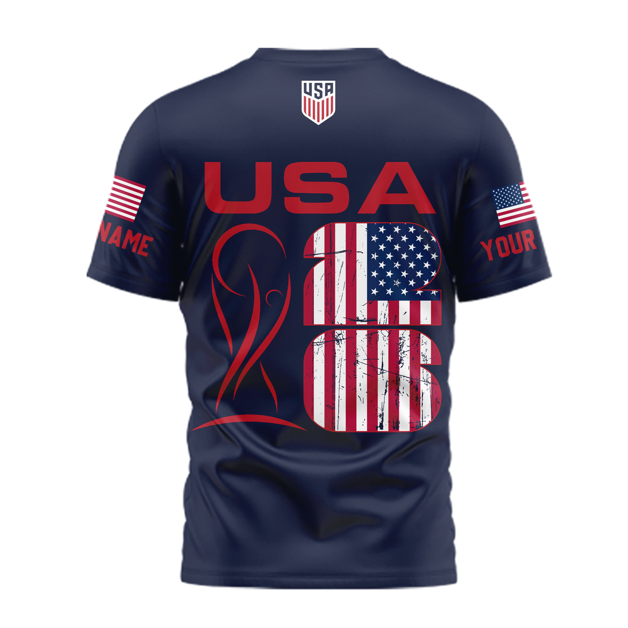 United States x Premium WC26 Personalized Pride Legacy 3D Shirt TTH260508 - Image 3