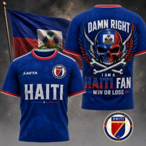 Haiti x Premium WC26 Skull Pride 3D Shirt TTH260507