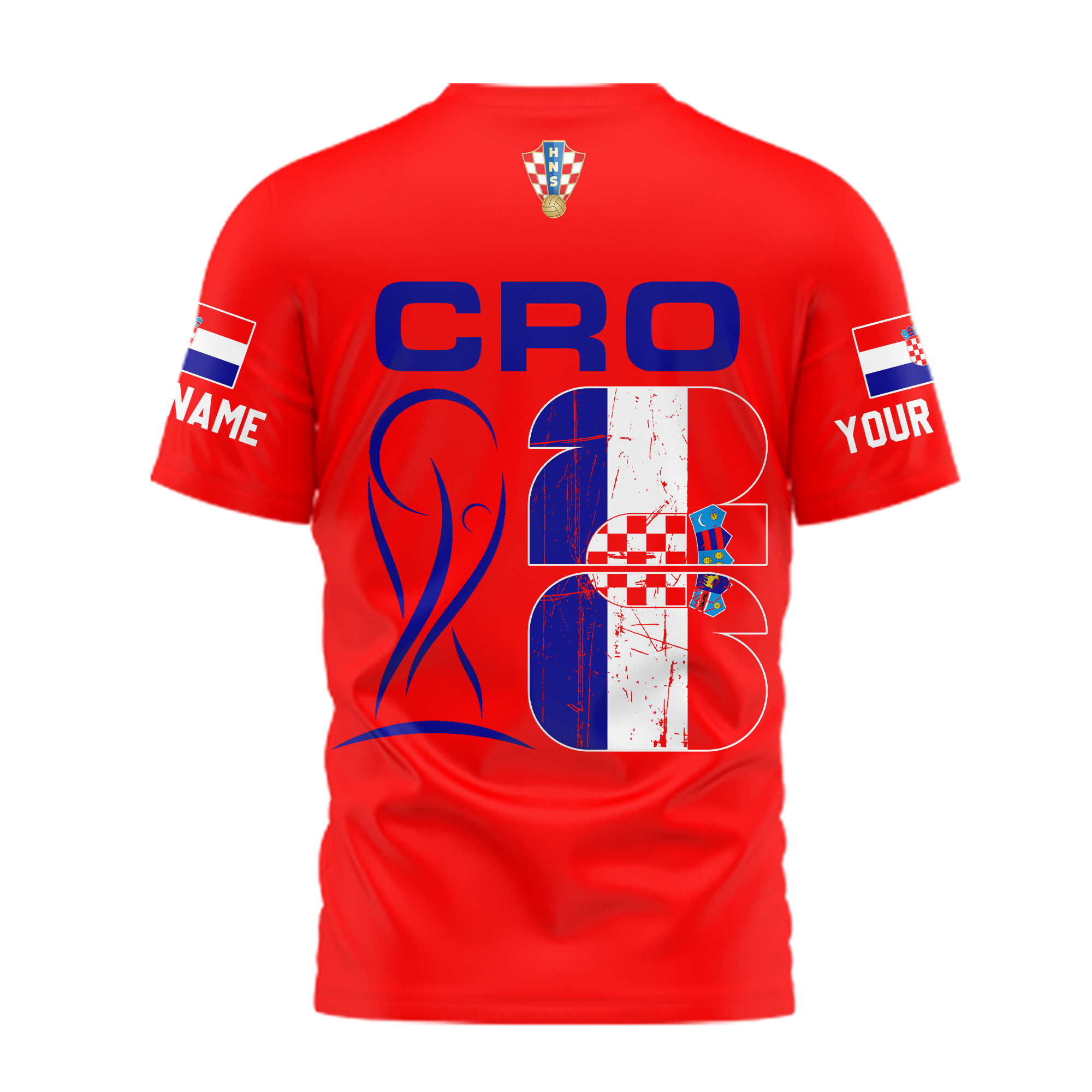 Croatia x Premium WC26 Personalized Pride Legacy 3D Shirt TTH260508 - Image 3