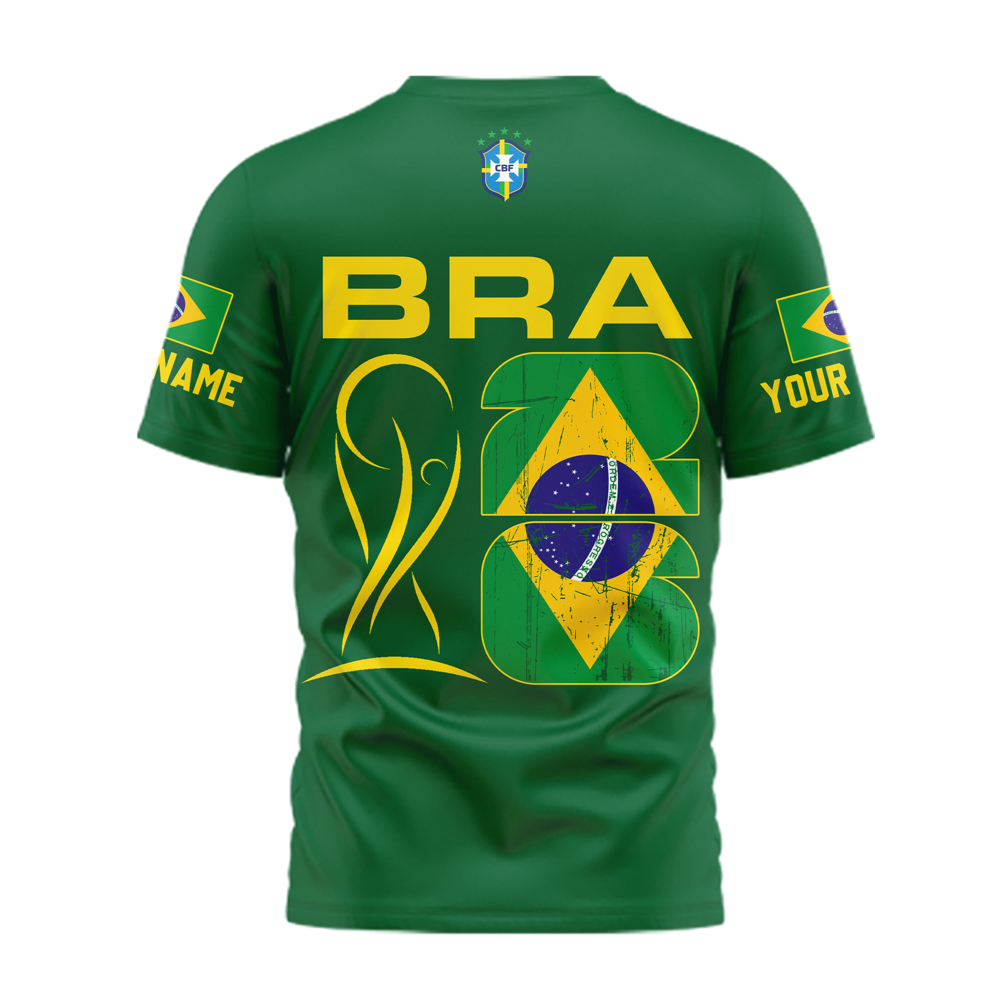 Brazil x Premium WC26 Personalized Pride Legacy 3D Shirt TTH260508 - Image 3