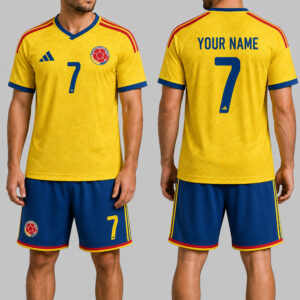 Colombia x Premium WC26 Personalized Soccer Set 3D Shirt TTH260502
