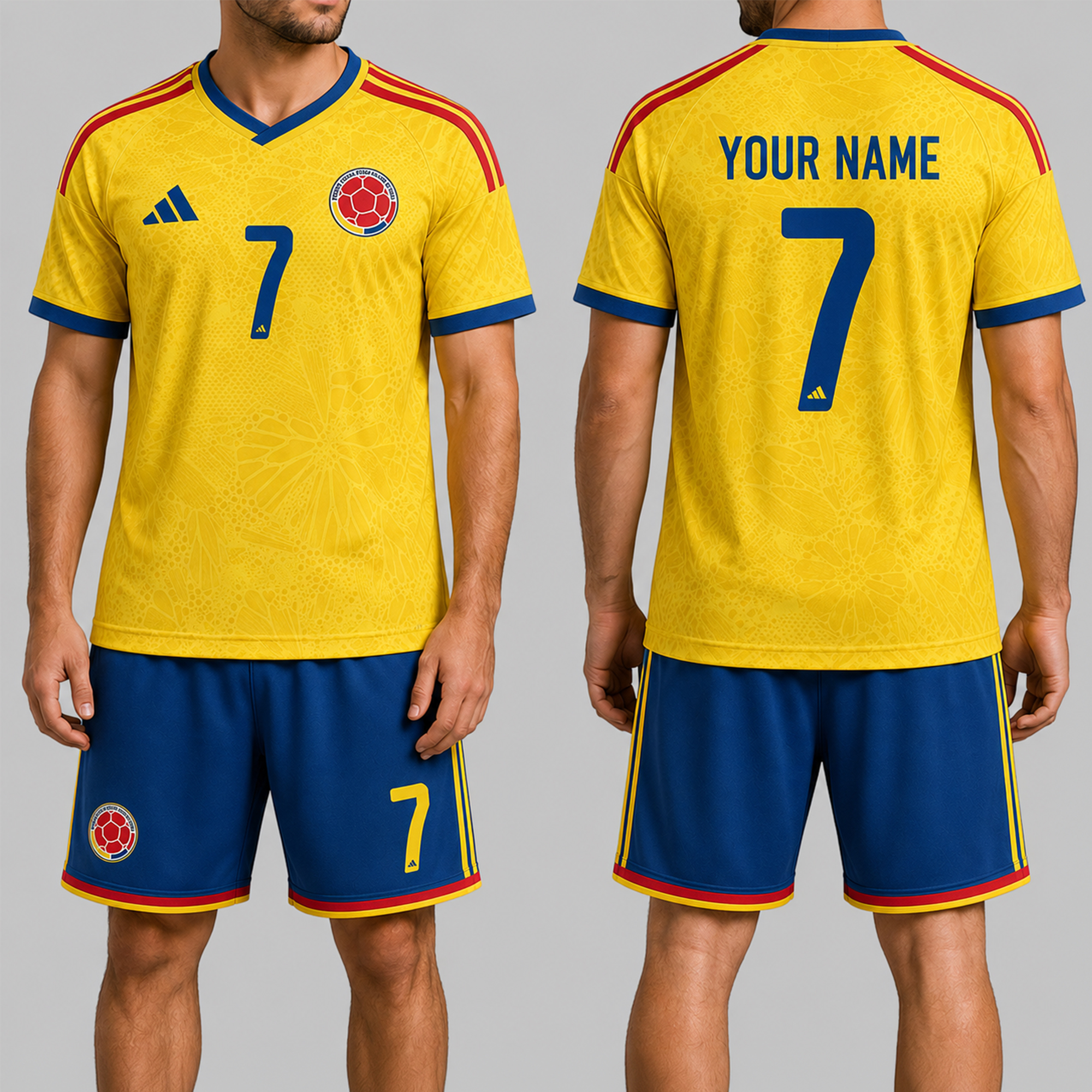 Colombia x Premium WC26 Personalized Soccer Set 3D Shirt TTH260502