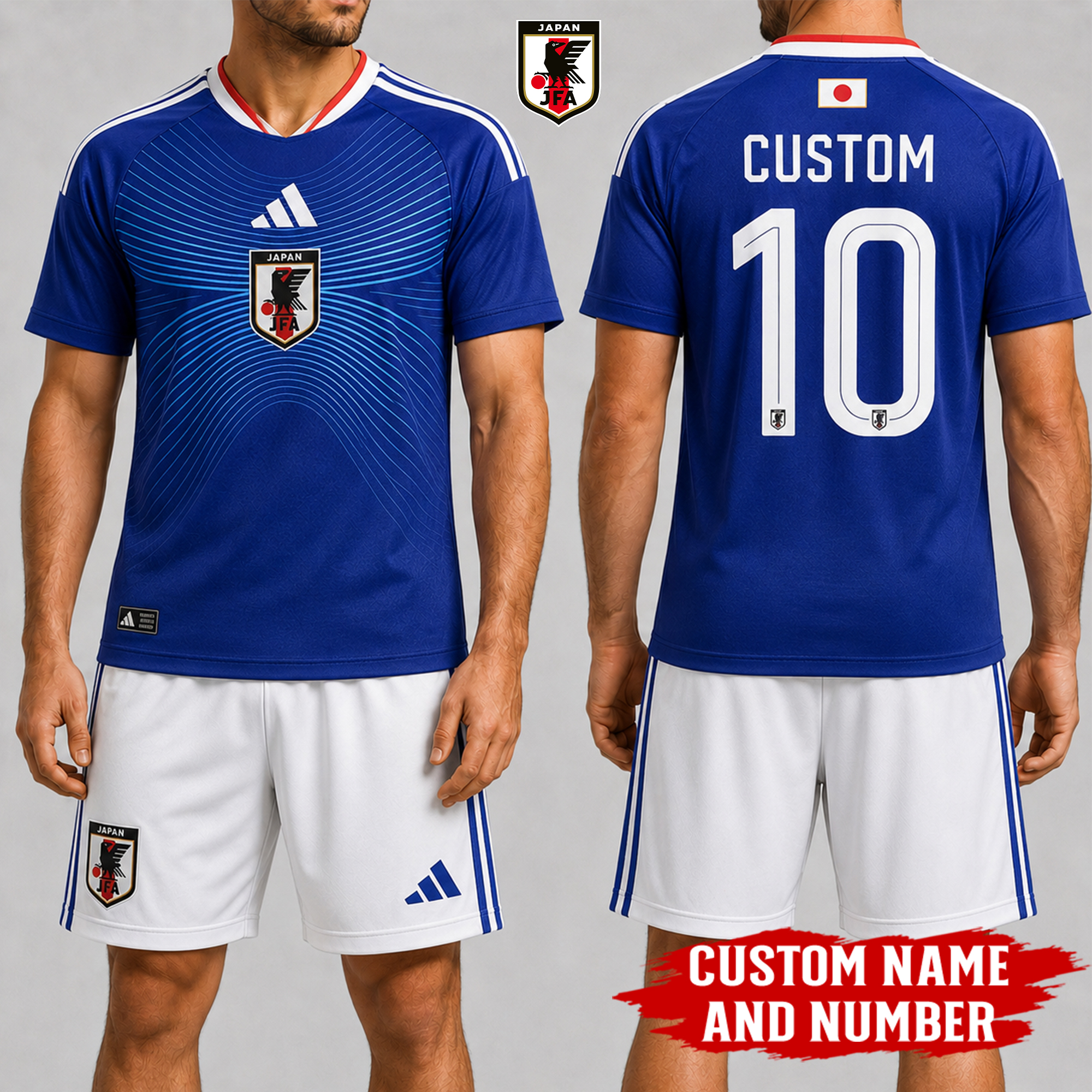 Japan x Premium WC26 Personalized Soccer Set 3D Shirt TTH260502 - Image 2