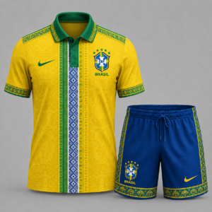 Brazil x Premium WC26 Culture Polo & Shorts Set TTH260506