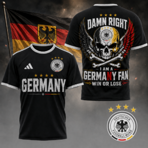 Germany x Premium WC26 Skull Pride 3D Shirt TTH260507
