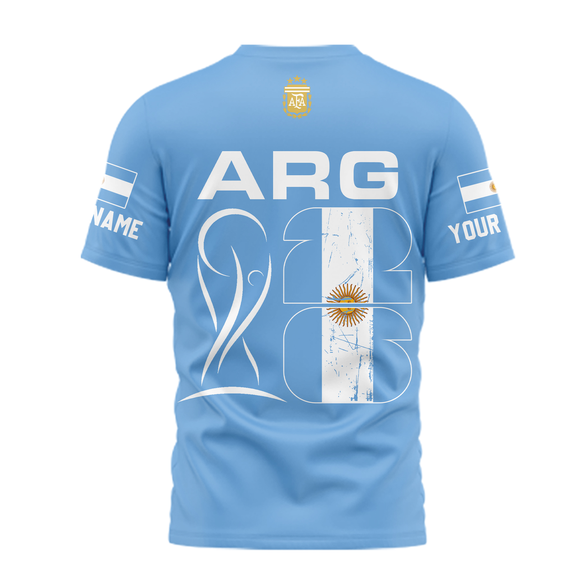 Argentina x Premium WC26 Personalized Pride Legacy 3D Shirt TTH260508 - Image 3