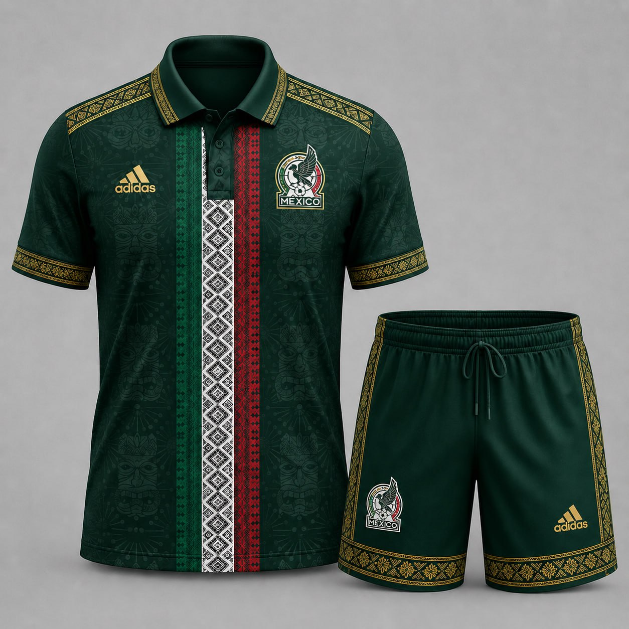 Mexico x Premium WC26 Culture Polo & Shorts Set TTH260506