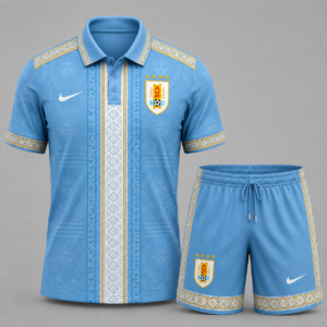 Uruguay x Premium WC26 Culture Polo & Shorts Set TTH260506