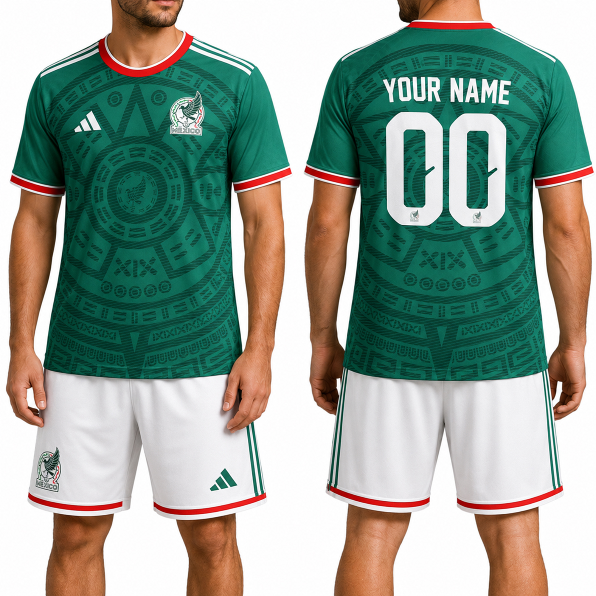 Mexico x Premium WC26 Personalized Soccer Set 3D Shirt TTH260502