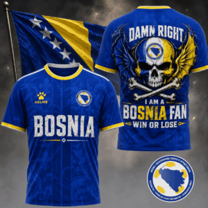 Bosnia and Herzegovina x Premium WC26 Skull Pride 3D Shirt TTH260507