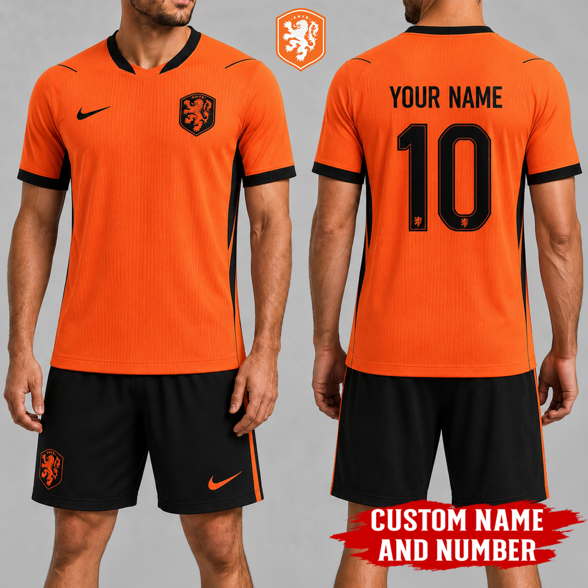 Netherlands x Premium WC26 Personalized Soccer Set 3D Shirt TTH260502 - Image 2