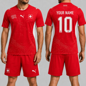 Switzerland x Premium WC26 Personalized Soccer Set 3D Shirt TTH260502