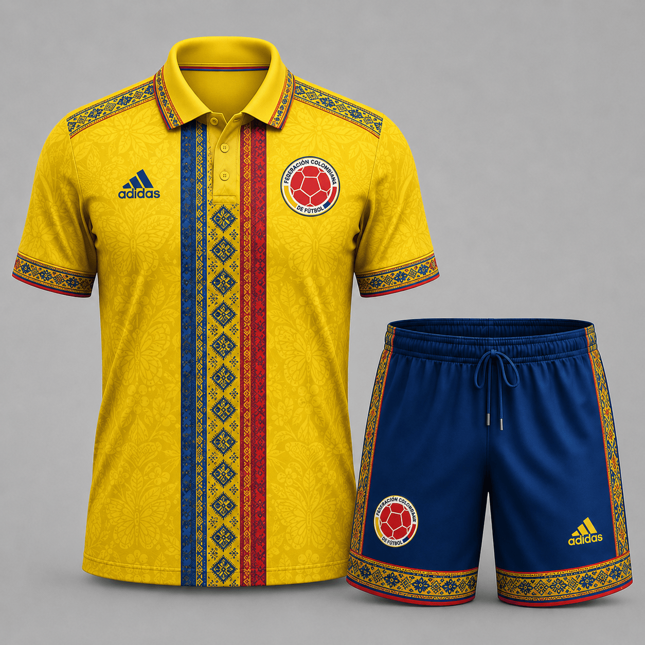 Colombia x Premium WC26 Culture Polo & Shorts Set TTH260506