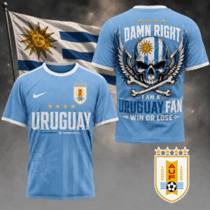 Uruguay x Premium WC26 Skull Pride 3D Shirt TTH260507