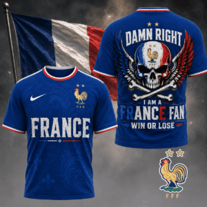 France x Premium WC26 Skull Pride 3D Shirt TTH260507