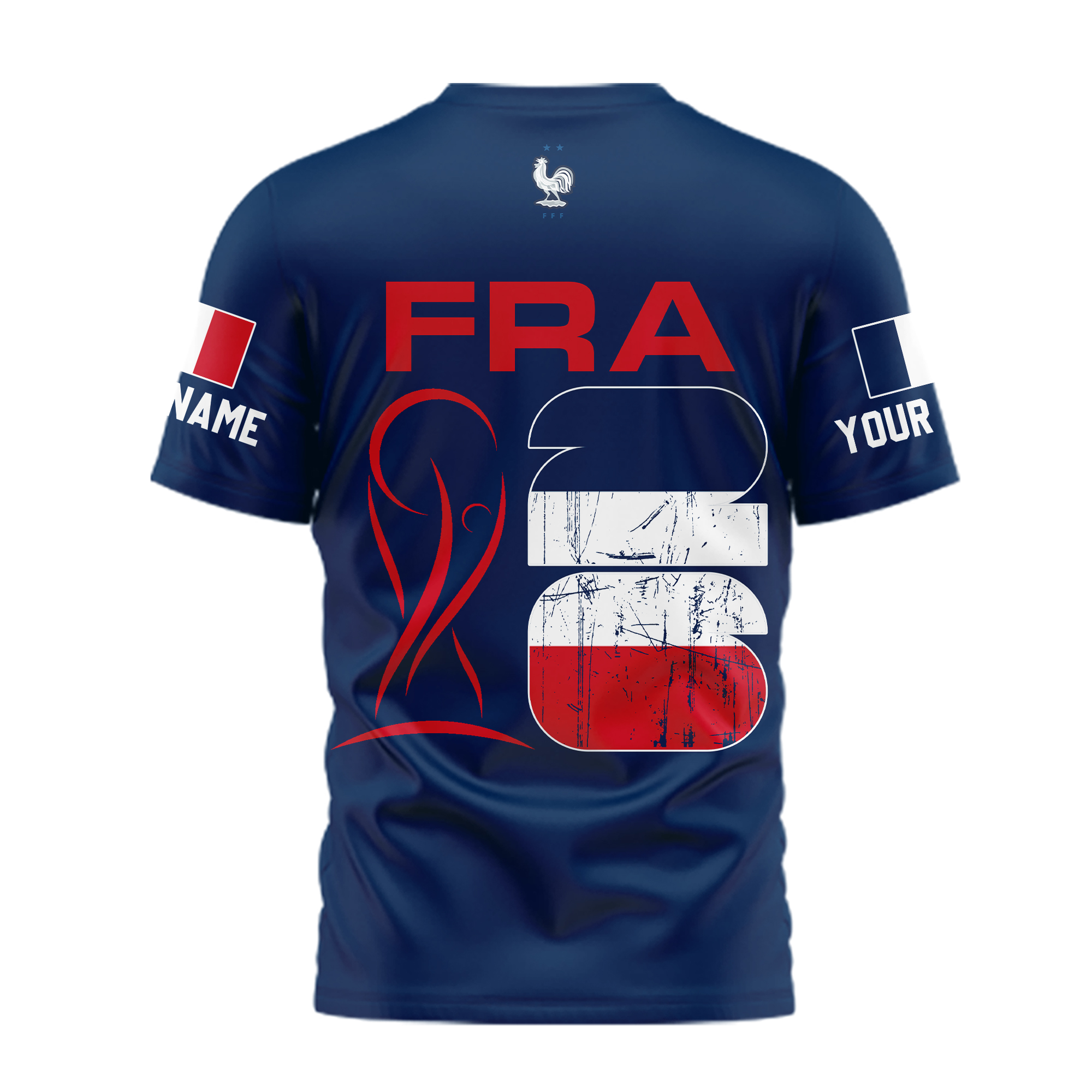 France x Premium WC26 Personalized Pride Legacy 3D Shirt TTH260508 - Image 3