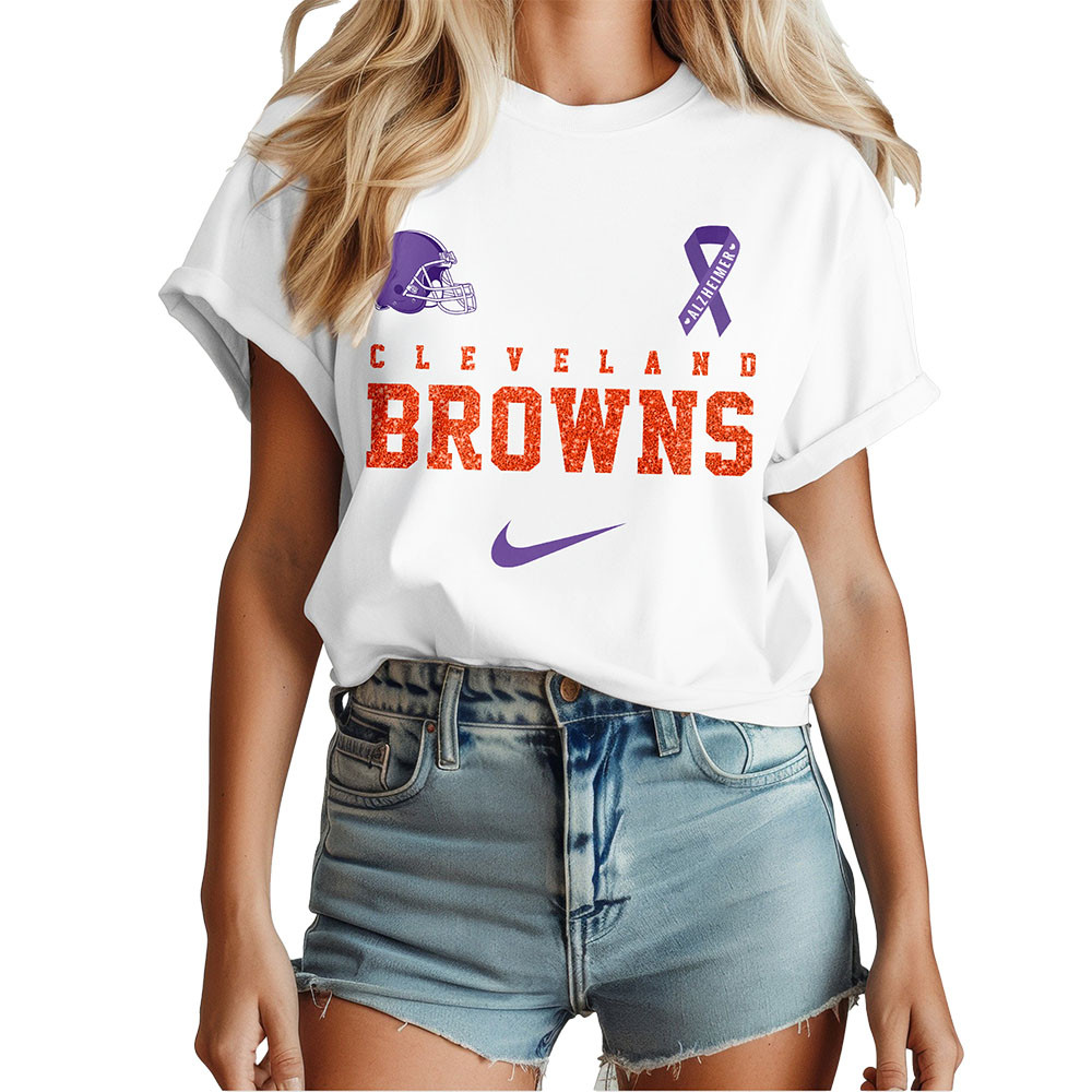 Cleveland Browns x Premium NFL Memory Awareness 3D Shirt TTH260532