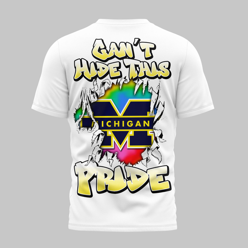 Michigan Wolverines x Premium NCAA Pride Month 3D Shirt TTH260531 - Image 2