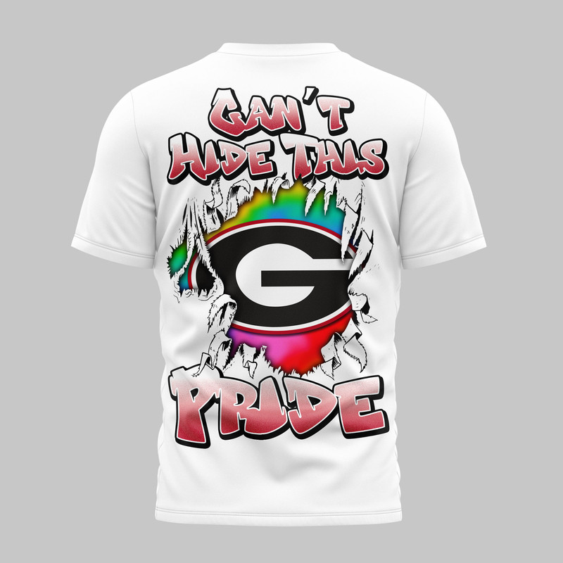Georgia Bulldogs x Premium NCAA Pride Month 3D Shirt TTH260531 - Image 2
