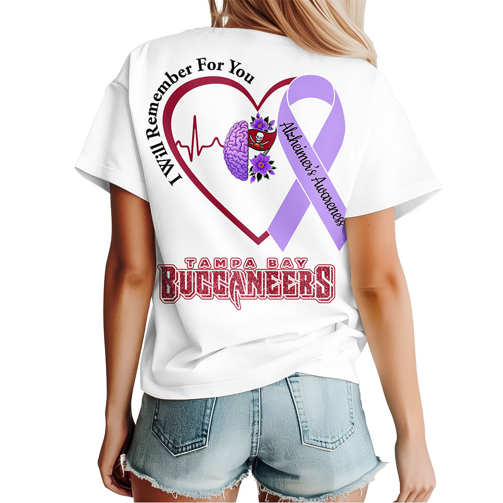 Tampa Bay Buccaneers x Premium NFL Memory Awareness 3D Shirt TTH260532 - Image 2