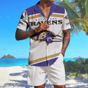 Baltimore Ravens x Premium NFL Summer Beach Hawaiian Shirt TTH280534