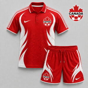 Canada x Premium WC26 Country Pride Polo And Short Set TTH280531