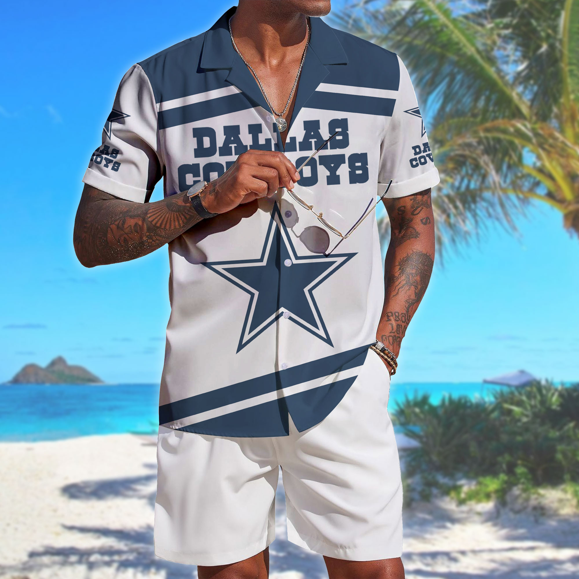 Dallas Cowboys x Premium NFL Summer Beach Hawaiian Shirt TTH280534