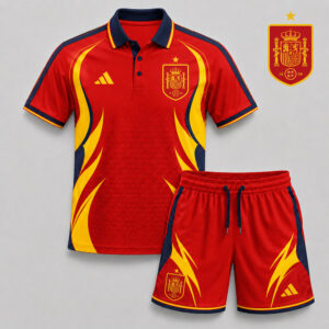 Spain x Premium WC26 Country Pride Polo And Short Set TTH280531