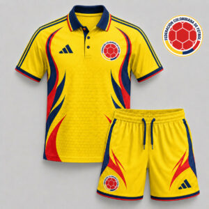 Colombia x Premium WC26 Country Pride Polo And Short Set TTH280531