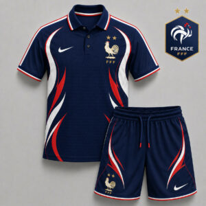 France x Premium WC26 Country Pride Polo And Short Set TTH280531