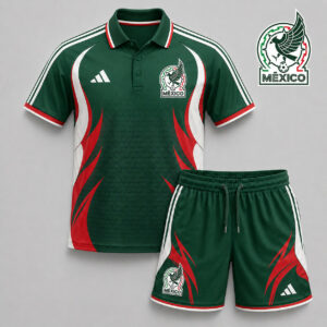 Mexico x Premium WC26 Country Pride Polo And Short Set TTH280531