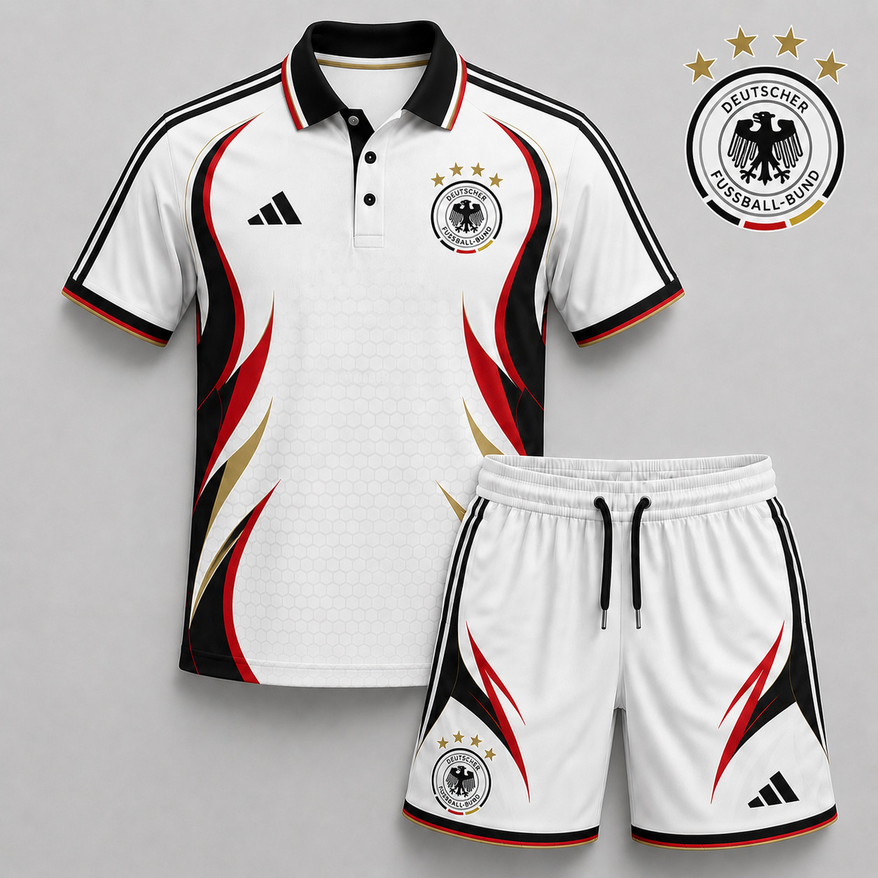 Germany x Premium WC26 Country Pride Polo And Short Set TTH280531