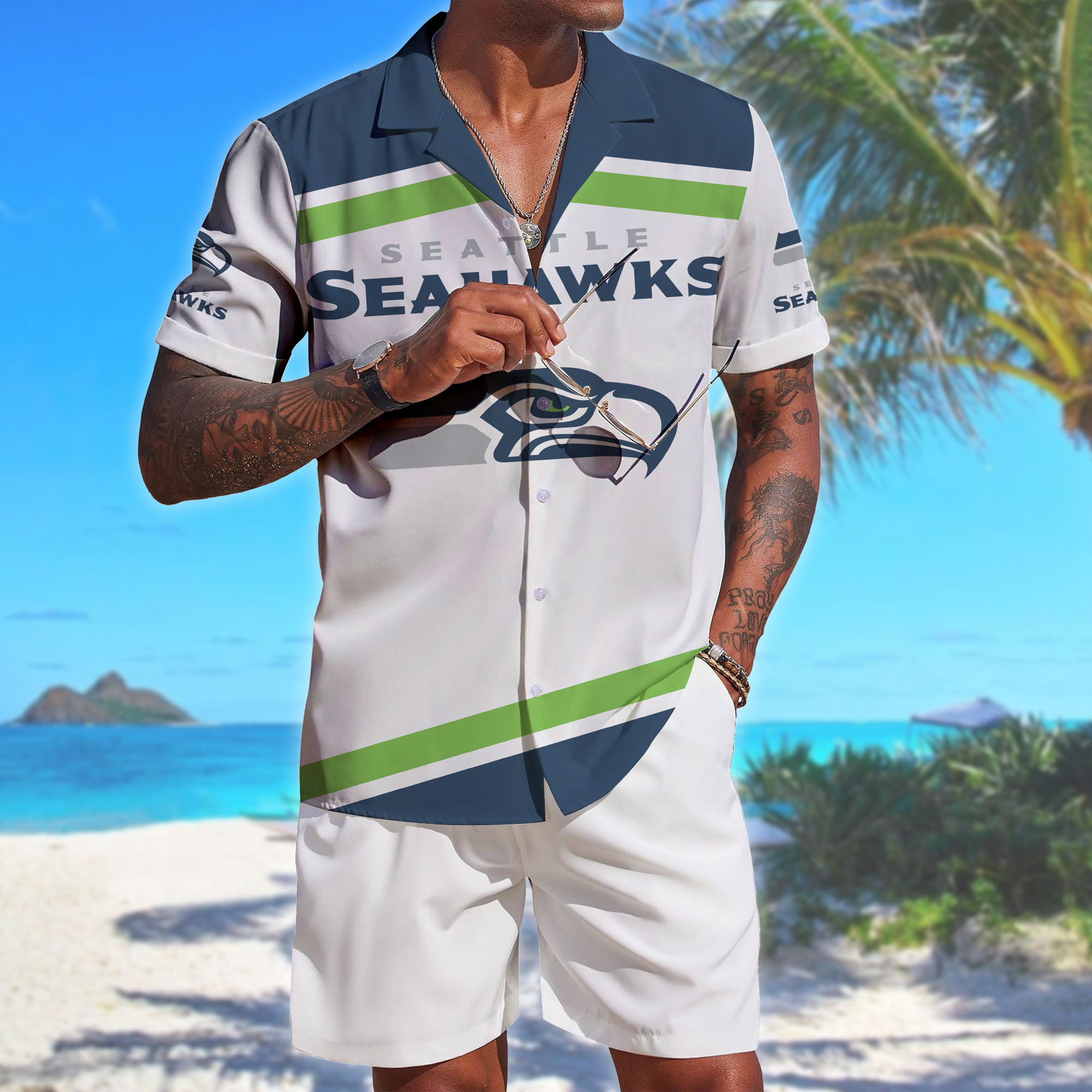 Seattle Seahawks x Premium NFL Summer Beach Hawaiian Shirt TTH280534