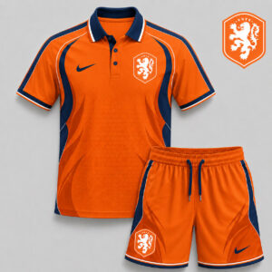 Netherlands x Premium WC26 Country Pride Polo And Short Set TTH280531