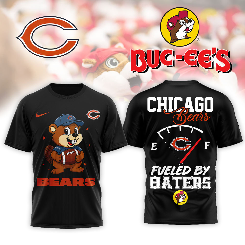 Chicago Bears x Premium NFL Fueled By Haters Apparel 3D Shirt TTH290503