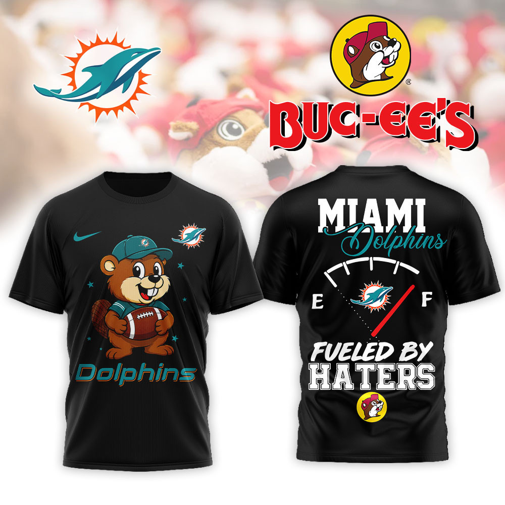 Miami Dolphins x Premium NFL Fueled By Haters Apparel 3D Shirt TTH290503