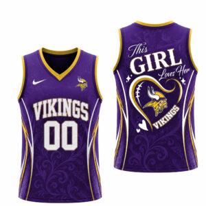 Minnesota Vikings x Premium NFL Women’s Game Day Love Tank Top Jersey TTH300502