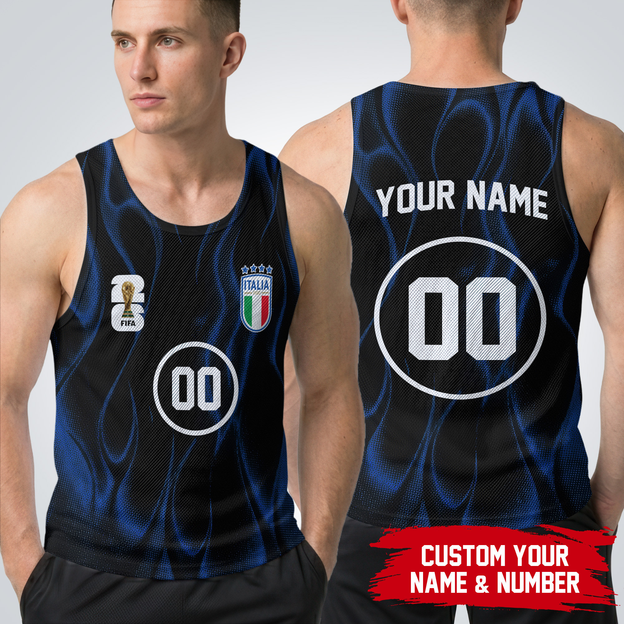 Italy x Premium WC26 Training Tank Top TTH300504 - Image 2