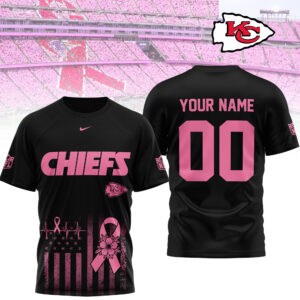 Kansas City Chiefs x Premium NFL Breast Cancer Awareness 3D Shirt TTH300500