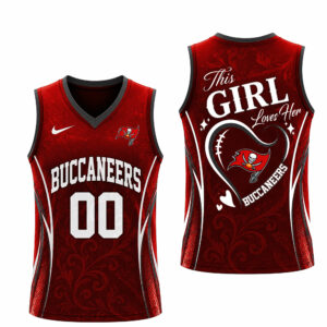Tampa Bay Buccaneers x Premium NFL Women’s Game Day Love Tank Top Jersey TTH300502