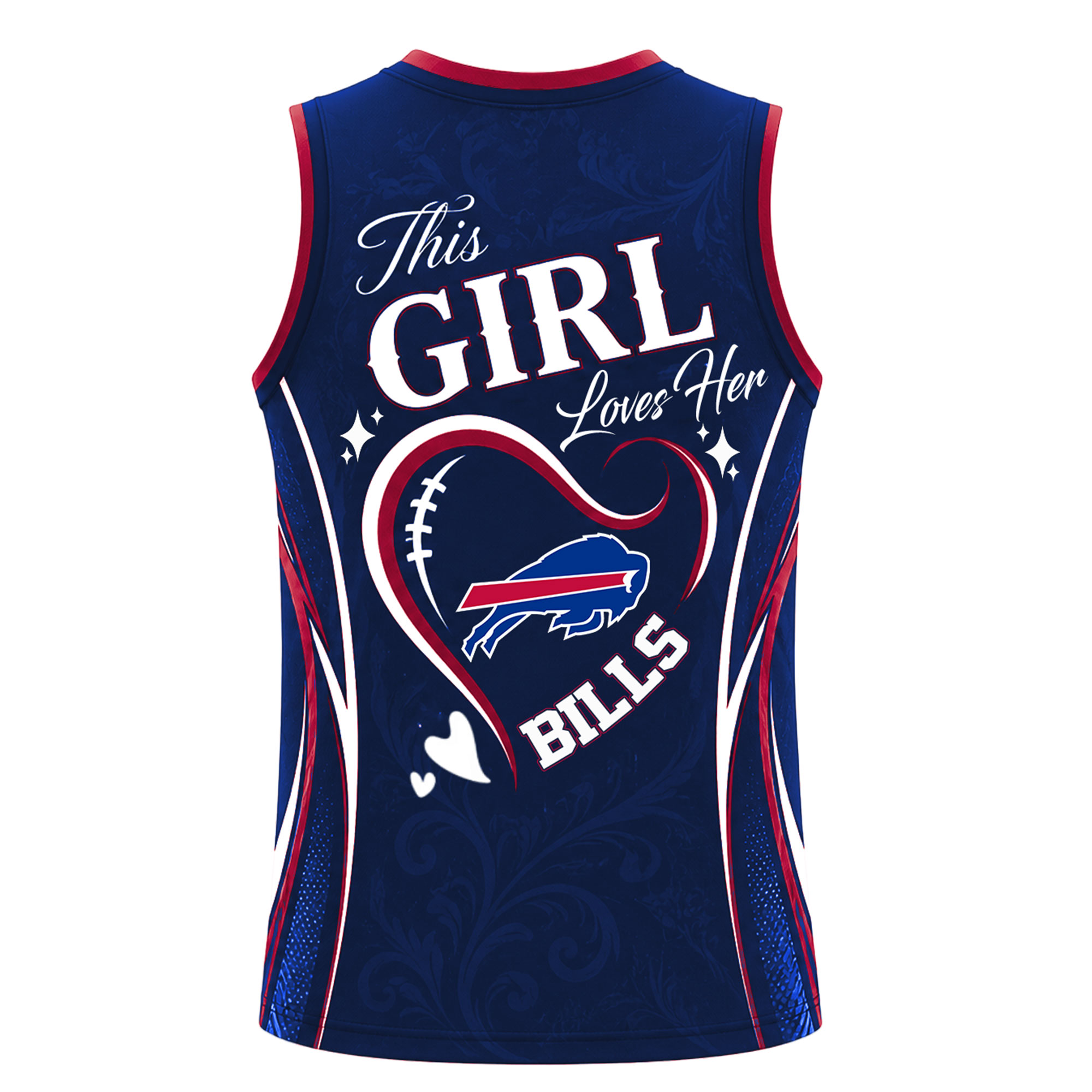 Buffalo Bills x Premium NFL Women’s Game Day Love Tank Top Jersey TTH300502 - Image 3