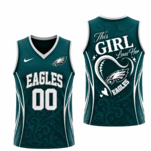 Philadelphia Eagles x Premium NFL Women’s Game Day Love Tank Top Jersey TTH300502