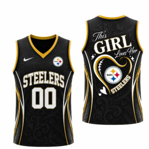 Pittsburgh Steelers x Premium NFL Women’s Game Day Love Tank Top Jersey TTH300502