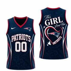 New England Patriots x Premium NFL Women’s Game Day Love Tank Top Jersey TTH300502